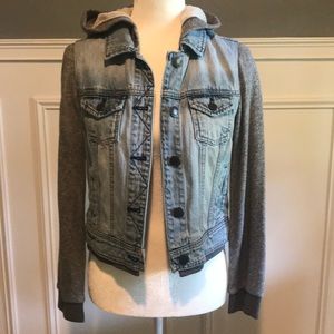 AE Hooded Jean Jacket